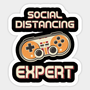 Social Distancing Expert Sticker